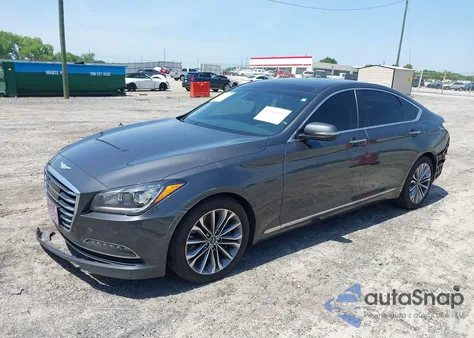 2017 Genesis G80 3.8 z USA, uszkodzony, nr VIN KMHGN4JE3HU205815